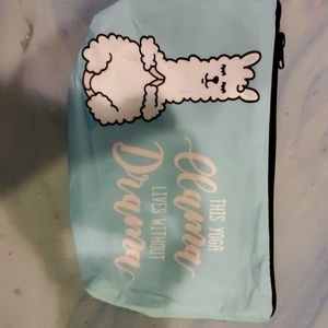 Yoga Llama Makeup Bag